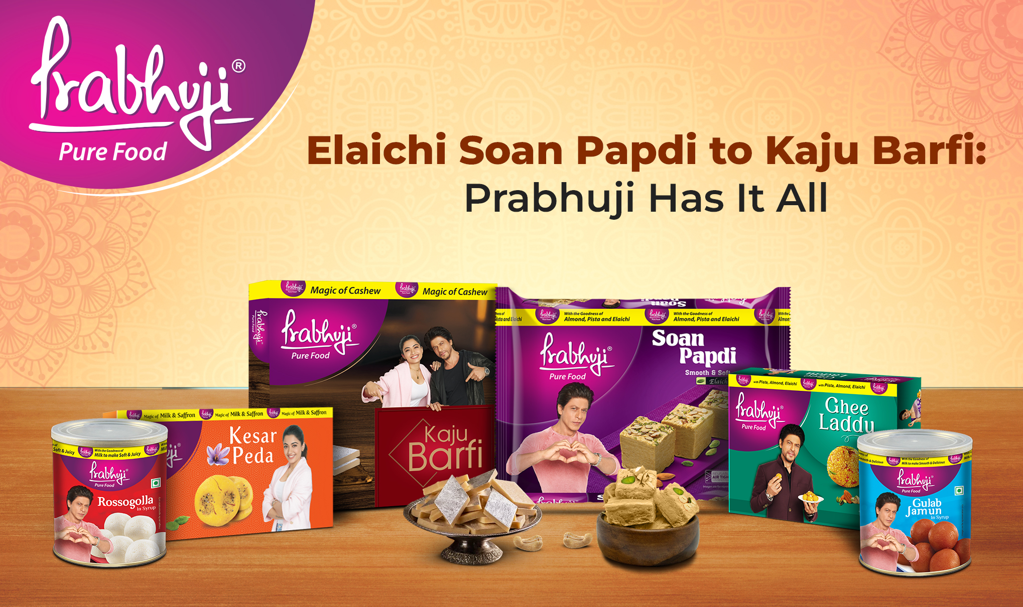 Elaichi Soan Papdi & kaju Barfi